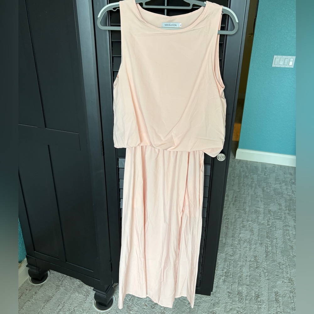 Willow peach color Maxi Dress